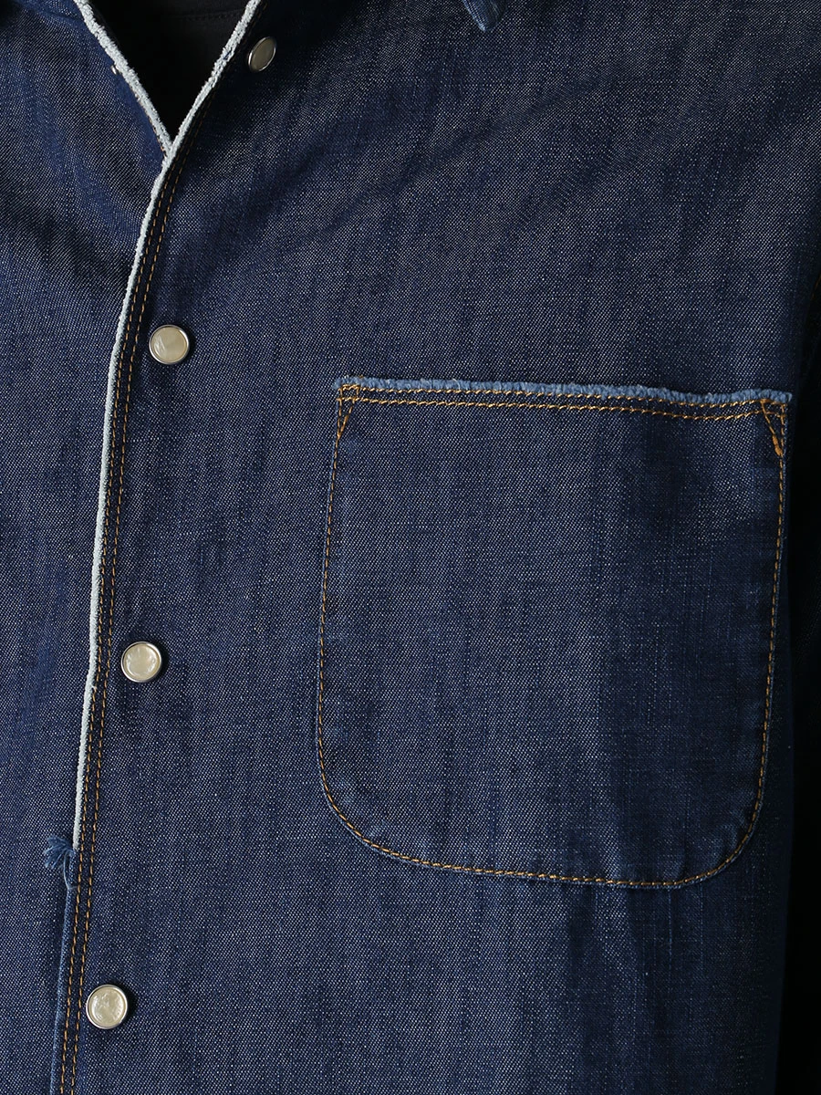 Рубашка джинсовая №21 G012 - 0063 - 6001 Деним, размер 46 - фото 5