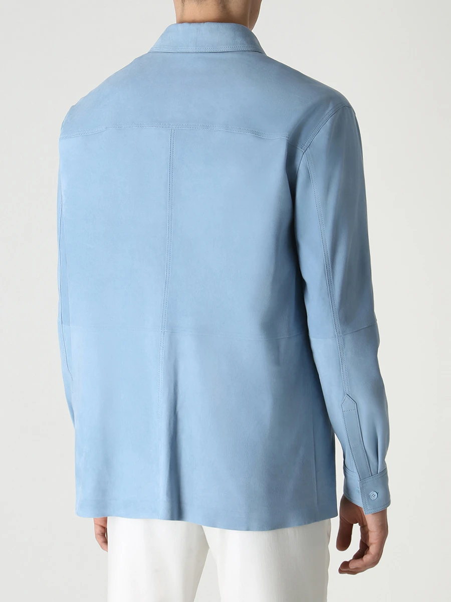 Рубашка замшевая DESA K13660 SKY Голубой  Фото 3