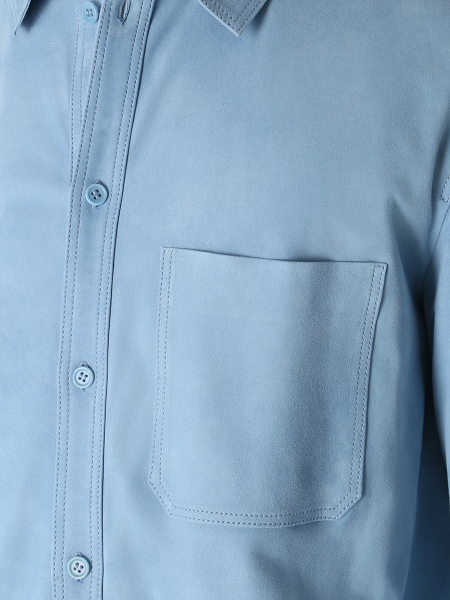 Рубашка замшевая DESA K13660 SKY Голубой  Фото 5