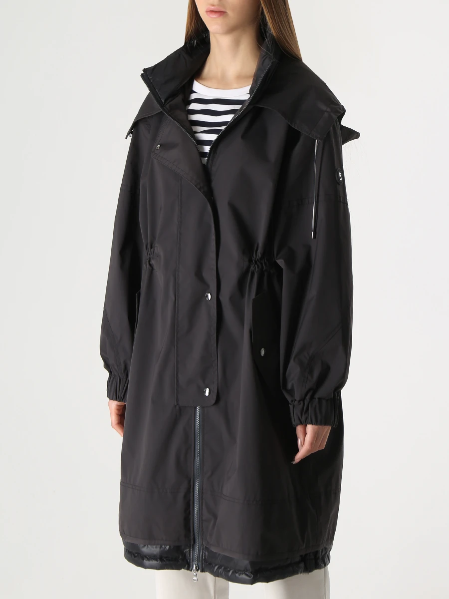Плащ однотонный BOGNER 36247120/971 MALU-T Черный  Фото 4