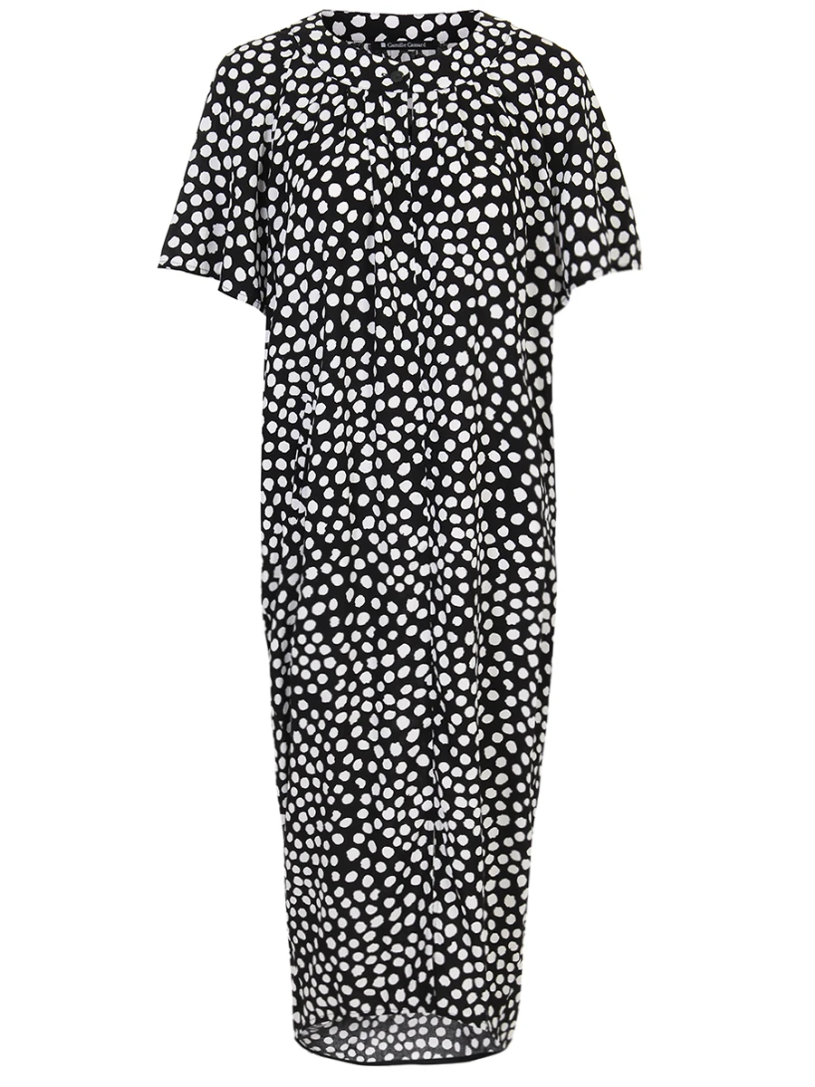 

Платье из вискозы, Черный, 21DR990-30/1-VISCOSE/камешки