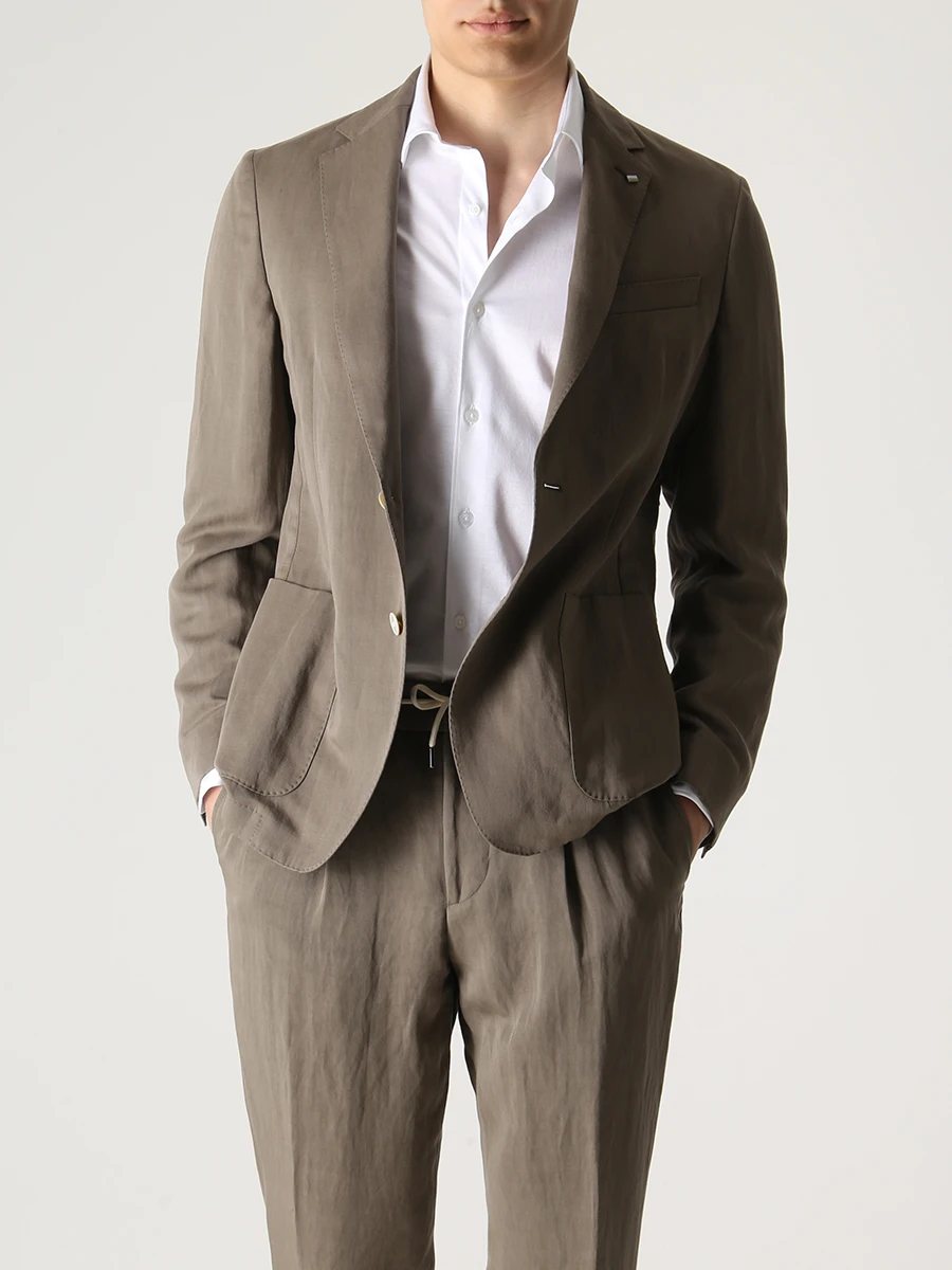 Рубашка Slim Fit хлопковая FRADI CJ650/CN6686 105 Белый  Фото 2
