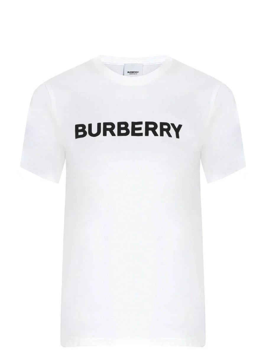 Футболка хлопковая BURBERRY 8056724 A1464 Белый 