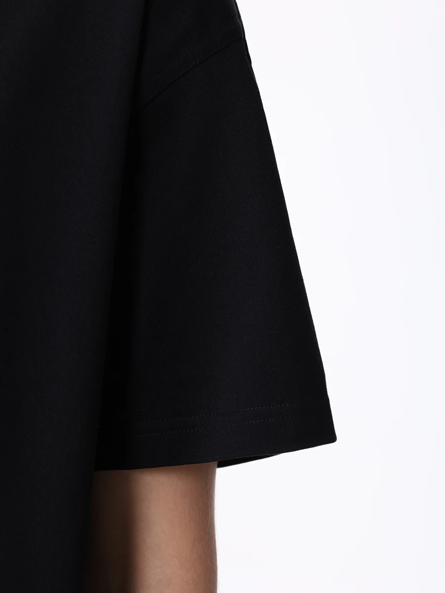 Футболка хлопковая BURBERRY 8044962 A1189 Черный  Фото 5