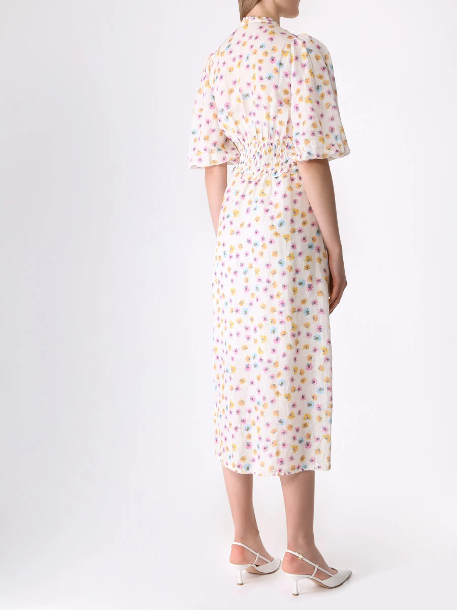 Платье из вискозы DOROTHEE SCHUMACHER 14920 4 013 Кремовый  Фото 3