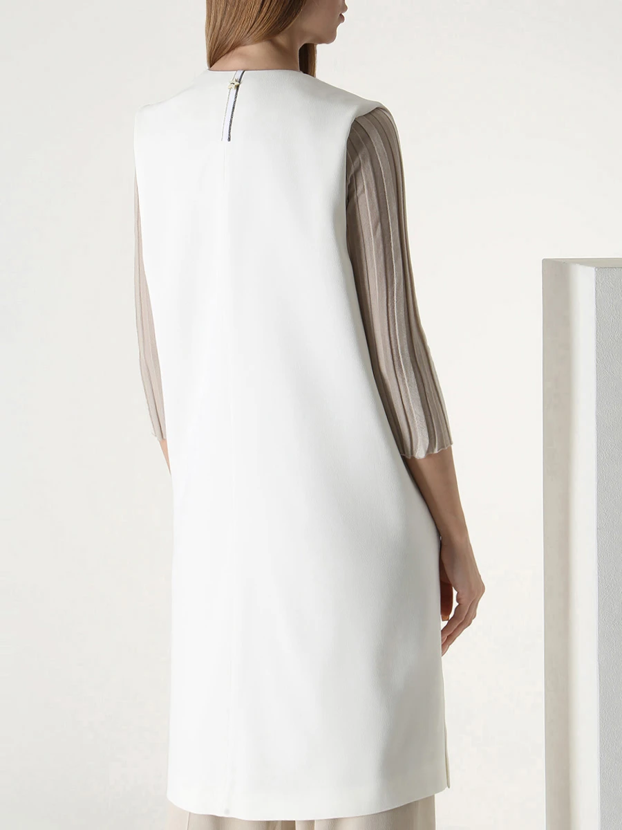 Жилет удлиненный LORENA ANTONIAZZI E2364GI04A/4247/0101 Белый  Фото 3