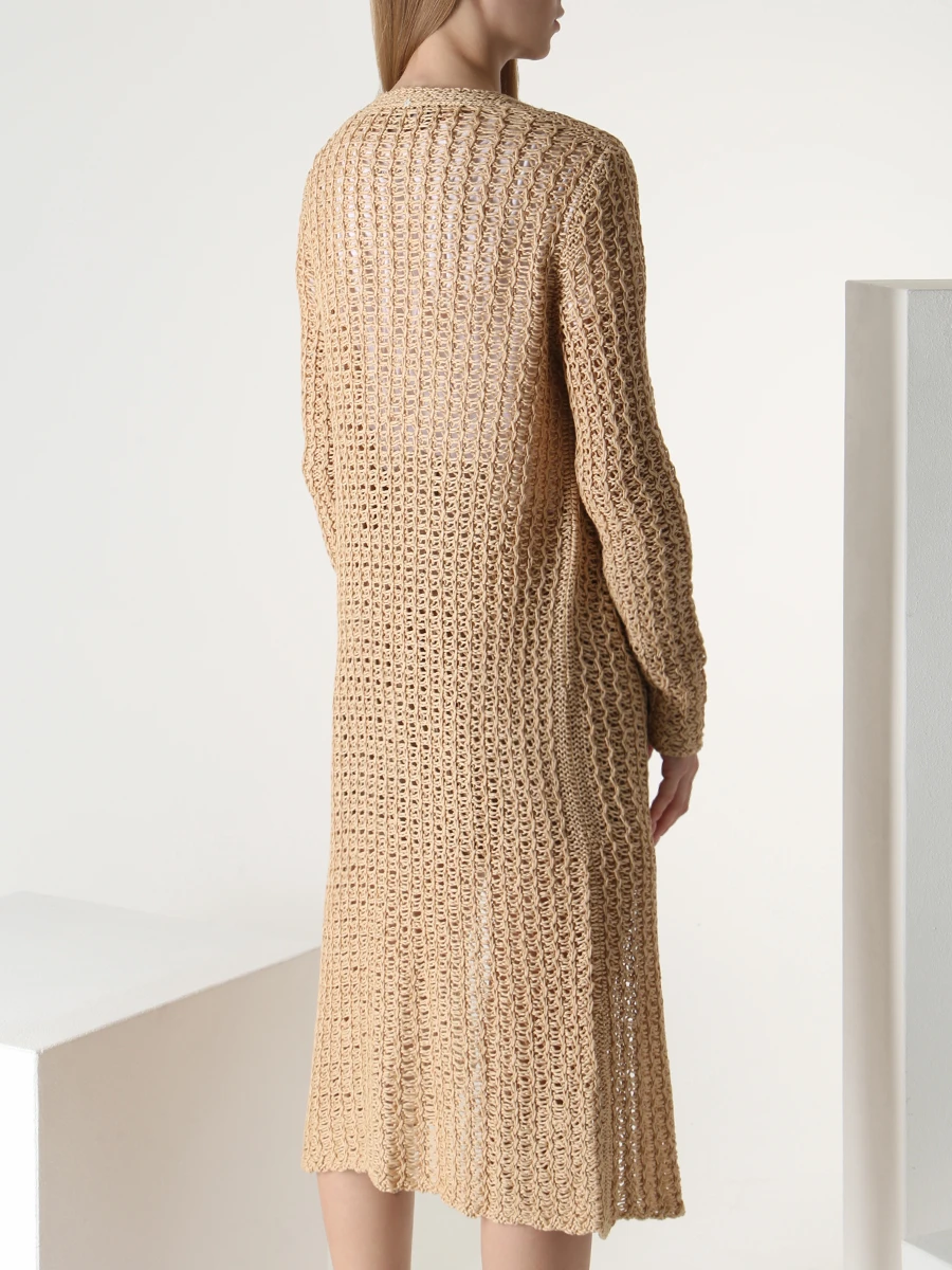 Кардиган хлопковый LORENA ANTONIAZZI R23141CM57A/1398 0173 Бежевый  Фото 3