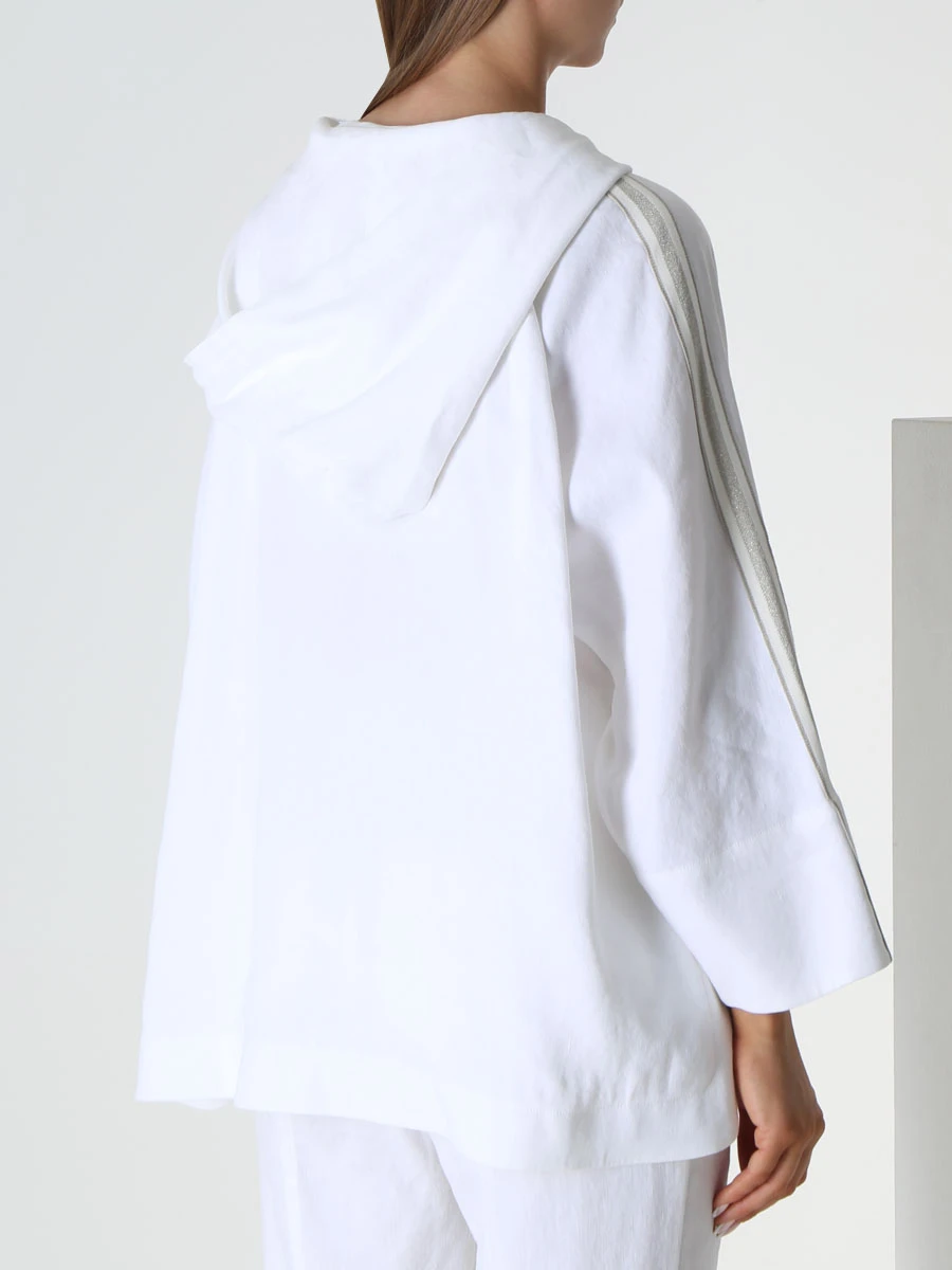 Костюм льняной LORENA ANTONIAZZI E2349CP24B/E2349PA12D/3347/0100 Белый  Фото 3