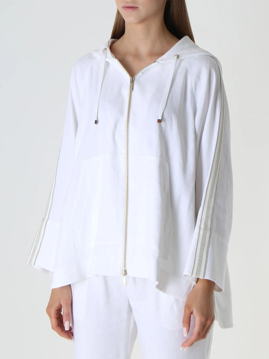 Костюм льняной LORENA ANTONIAZZI E2349CP24B/E2349PA12D/3347/0100 Белый  Фото 4