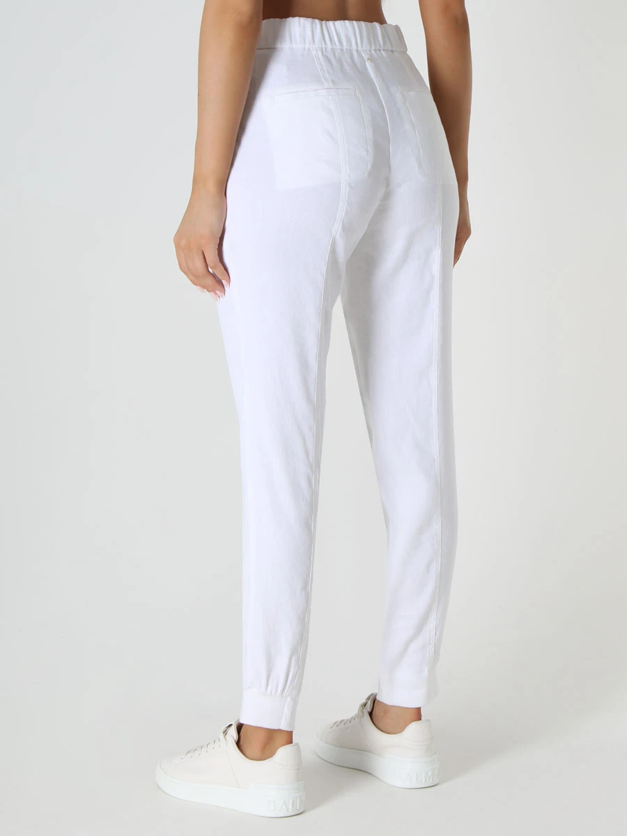 Костюм льняной LORENA ANTONIAZZI E2349CP24B/E2349PA12D/3347/0100 Белый  Фото 6