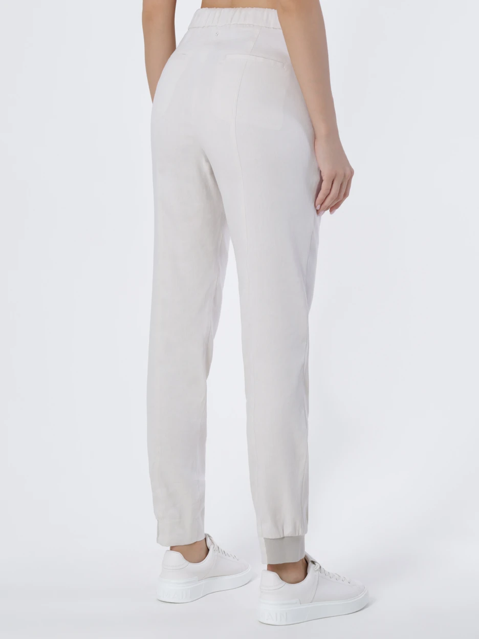 Костюм льняной LORENA ANTONIAZZI E2349CP24B/E2349PA12D/3347/0108 Серый  Фото 6