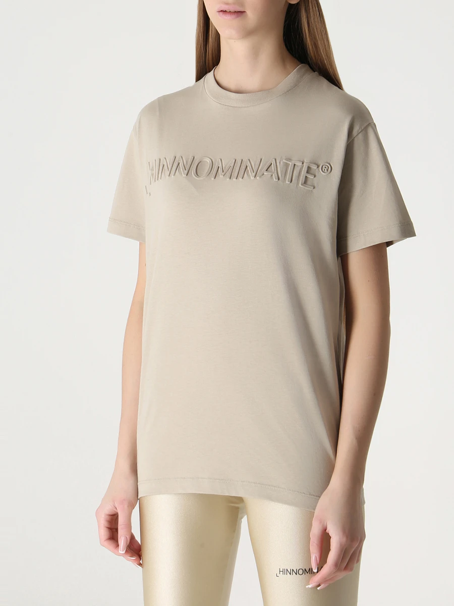 

Футболка хлопковая, HNW594 BEIGE SABBIA