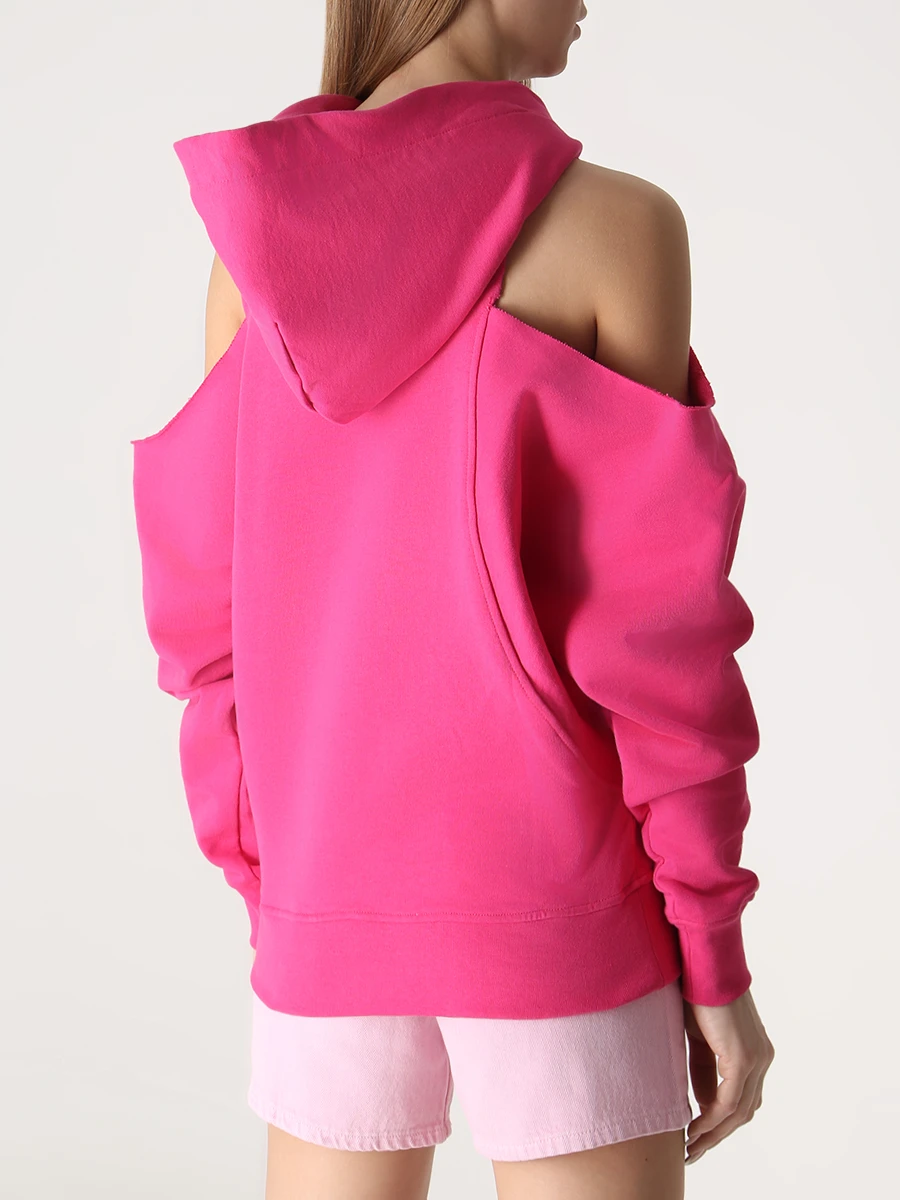 

Худи хлопковое, Розовый, HNW614 FUCSIA Фуксия