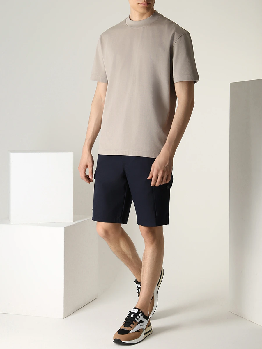 

Футболка Relaxed Fit хлопковая, Серый, 50479928/090