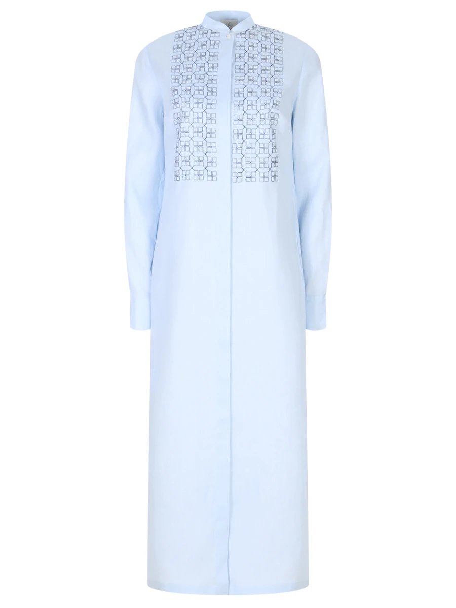 Платье льняное HOLY CAFTAN 2184 APRILIA Голубой 