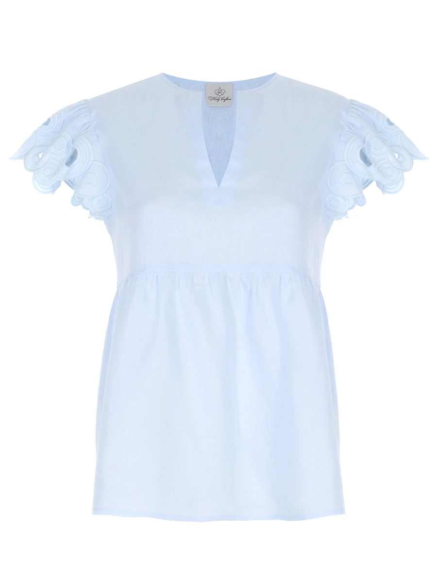 Блуза льняная HOLY CAFTAN 11.101 BE CAROL, размер 40 - фото 1