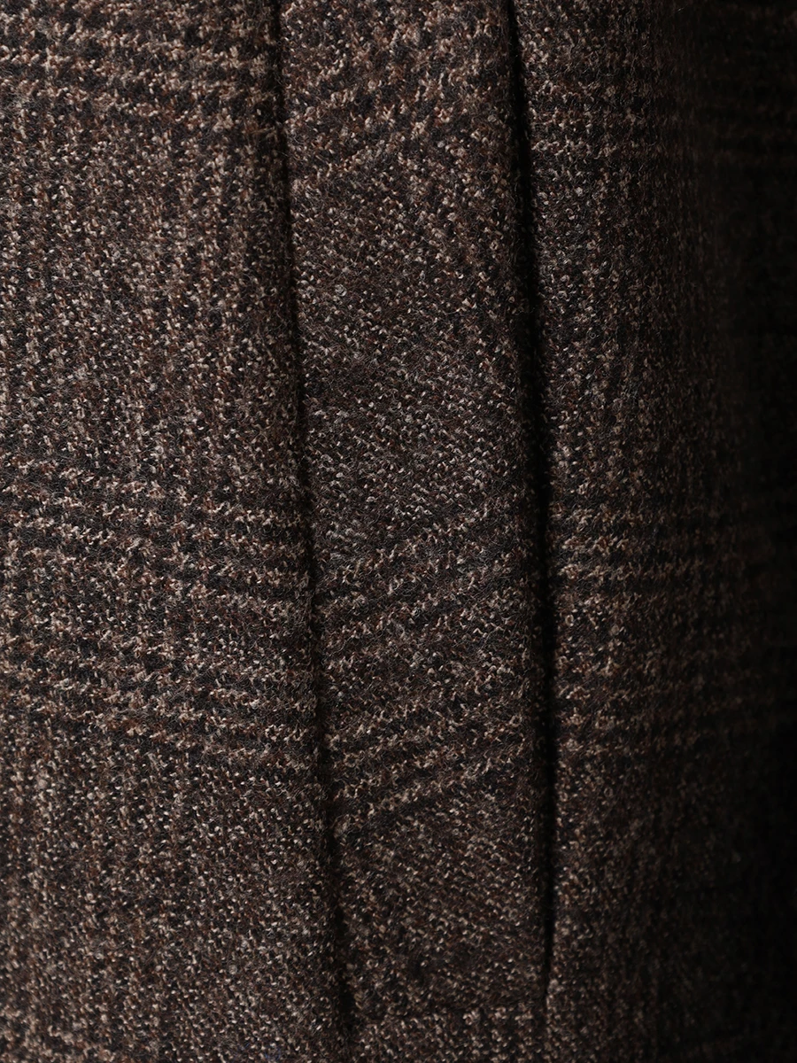 Рубашка шерстяная KITON UMCMARK0168B1000 Коричневый  Фото 6