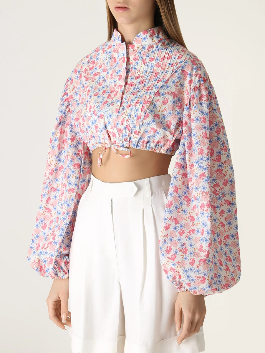 

Блуза хлопковая Camelia, Розовый, Camelia