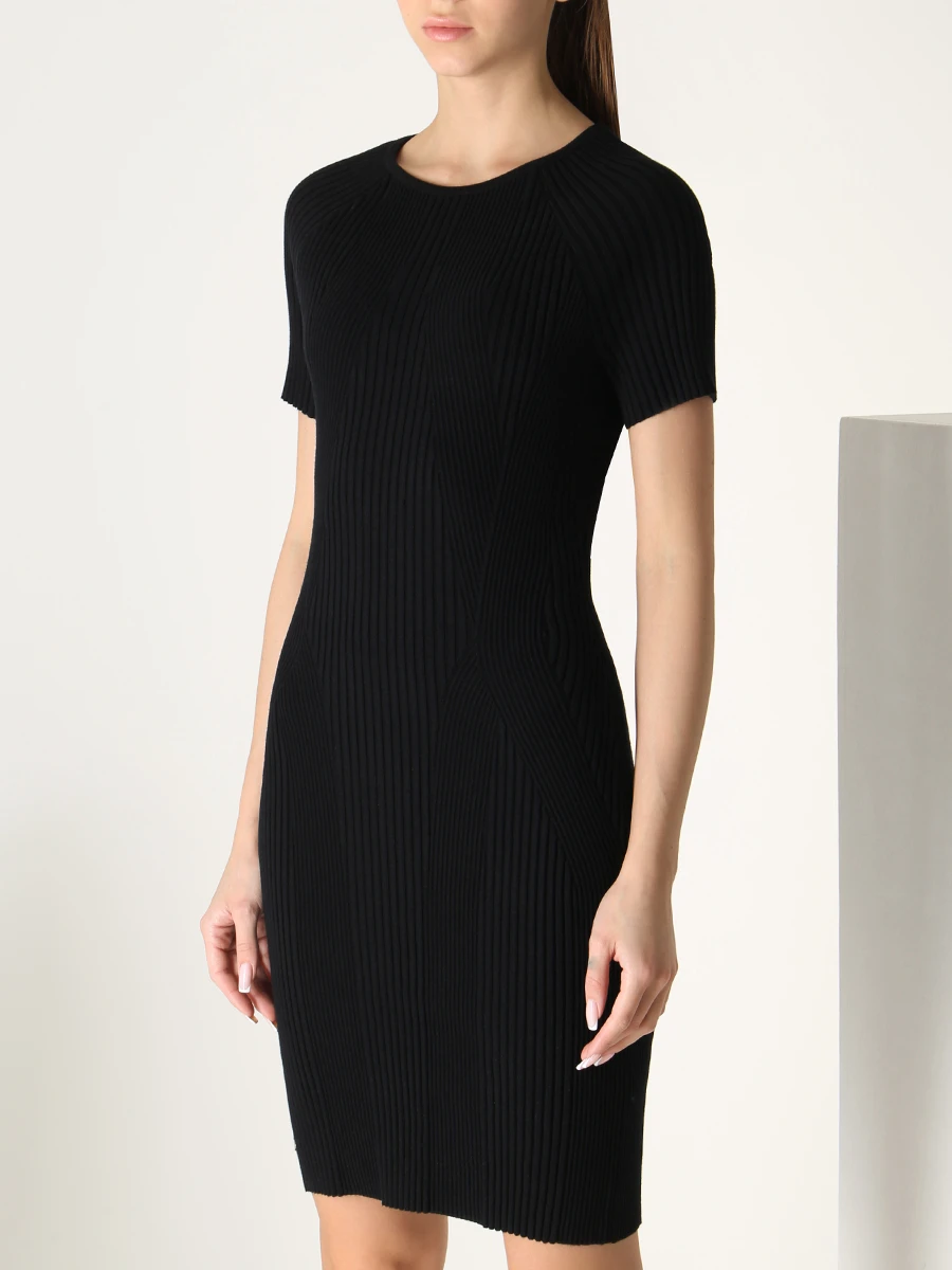 

Платье из вискозы, Черный, WKG0355/02