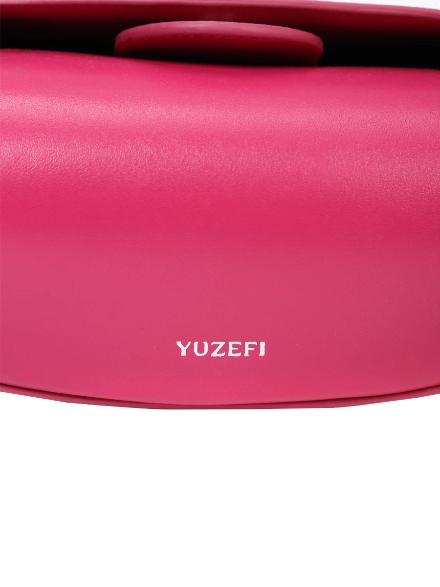 Сумка кожаная Fortune Cookie YUZEFI YUZSS23-HB-FM-L006, размер Один размер, цвет розовый - фото 5