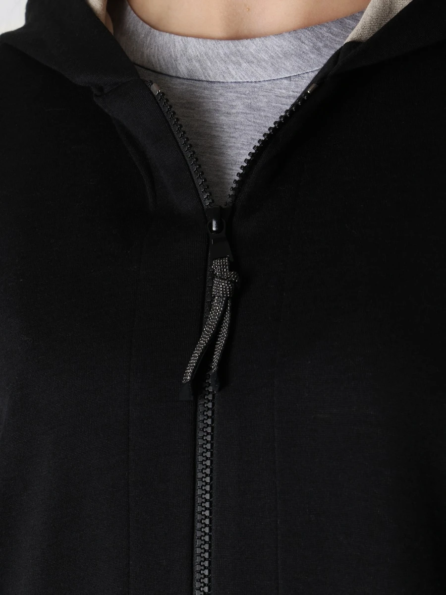 Костюм хлопковый BRUNELLO CUCINELLI MD828B1065/MD828B1066 C9185 Черный  Фото 5