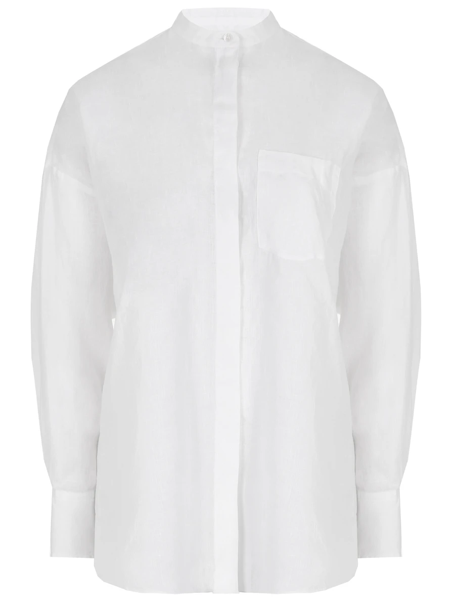 Рубашка льняная ALESSANDRO GHERARDI KATIA 1080 000, размер 42, цвет белый - фото 1