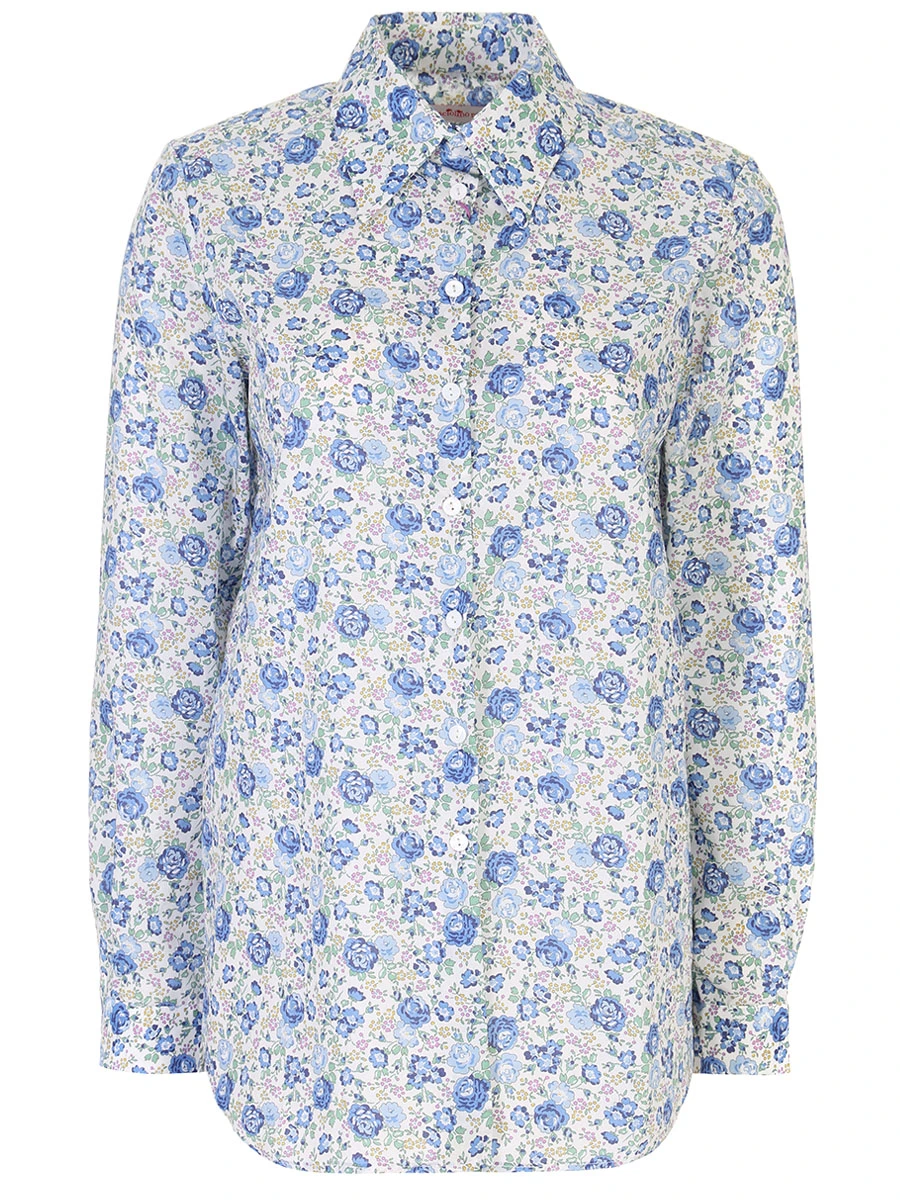 Рубашка хлопковая PESCIOLINO ROSSO CMDN6/104, размер 40, цвет синий CMDN6/104 - фото 1