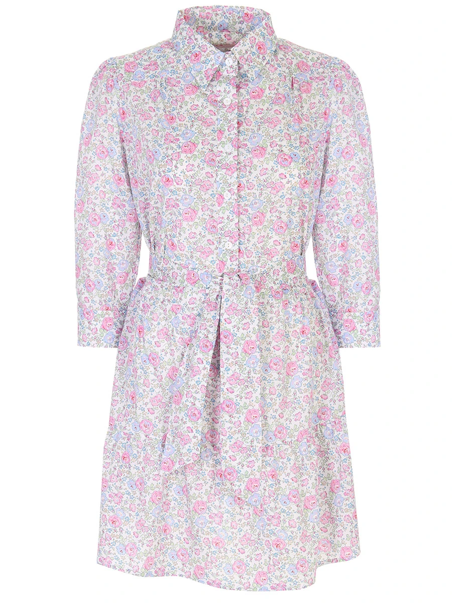 Платье хлопковое PESCIOLINO ROSSO ABDN5/94, размер 42, цвет розовый ABDN5/94 - фото 1