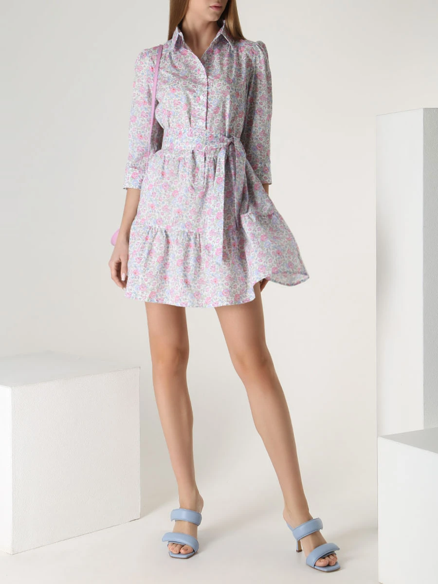 Платье хлопковое PESCIOLINO ROSSO ABDN5/94, размер 42, цвет розовый ABDN5/94 - фото 2