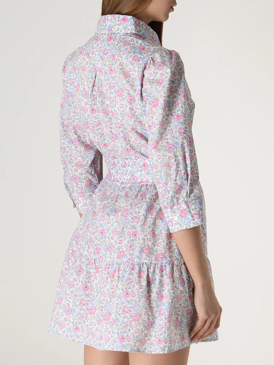 Платье хлопковое PESCIOLINO ROSSO ABDN5/94, размер 42, цвет розовый ABDN5/94 - фото 3