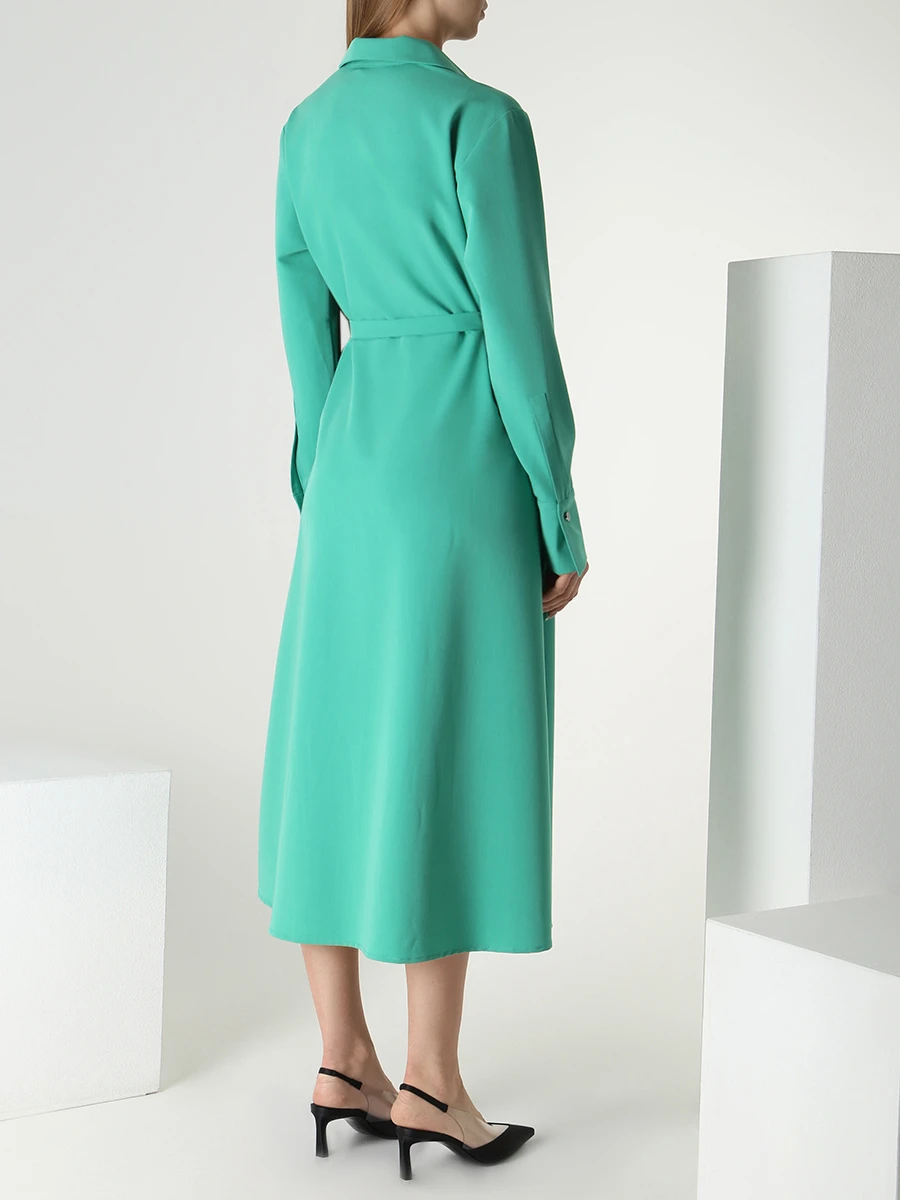 Платье однотонное INDUSTRY IN-HR23-001.3.51i, размер 50, цвет зеленый - фото 3
