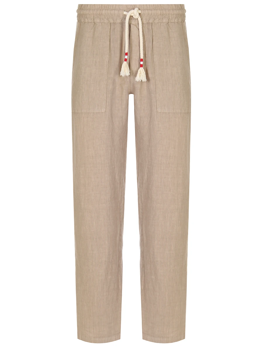 

Брюки льняные, Бежевый, CALAIS 11 BEIGE