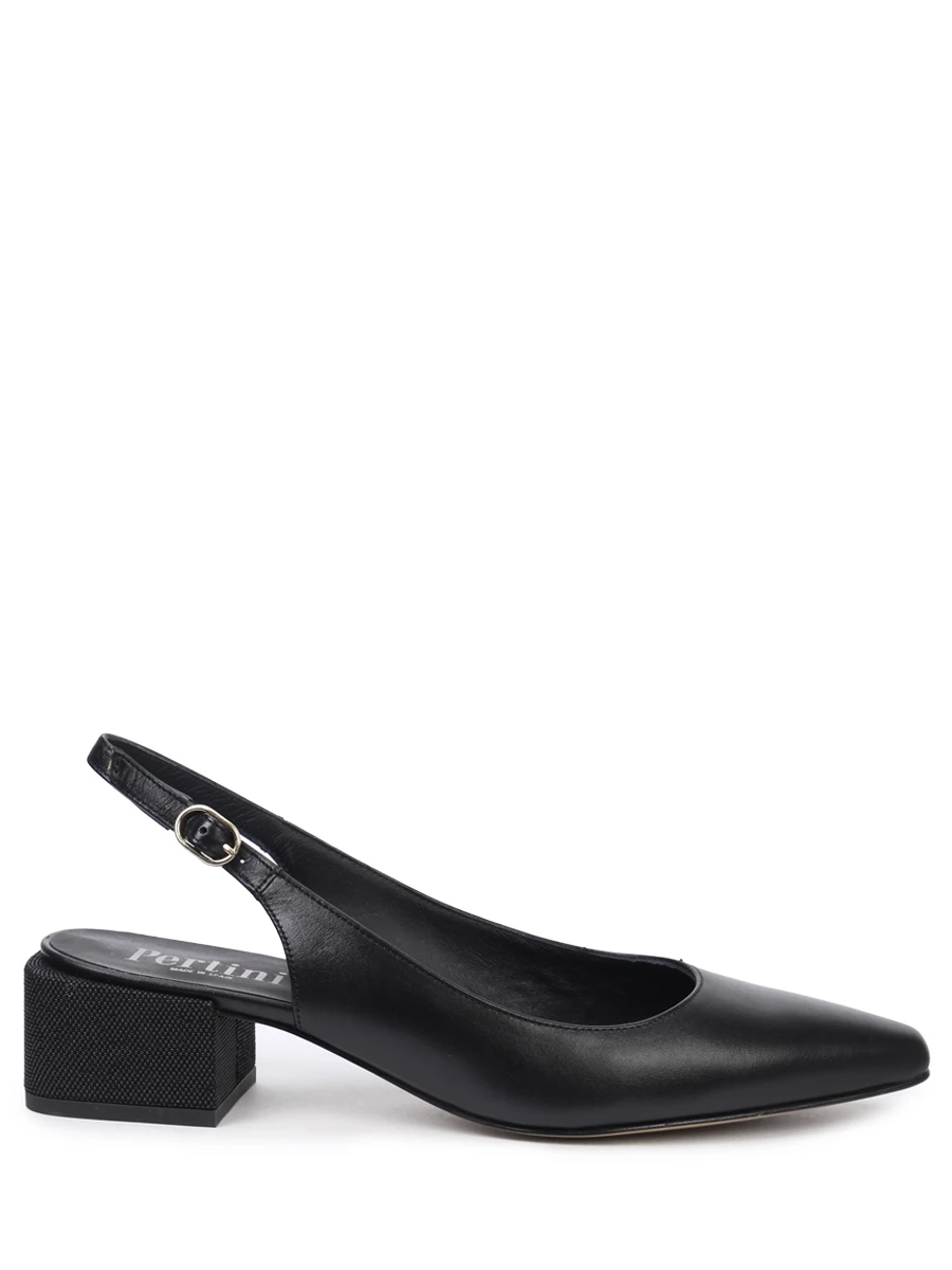Туфли кожаные PERTINI 221W30743C6, размер 39, цвет черный - фото 1