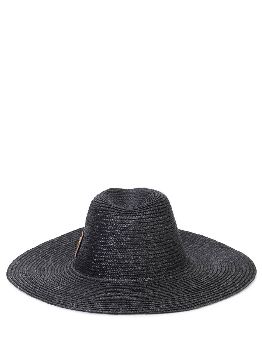 

Шляпа соломенная, Черный, A039