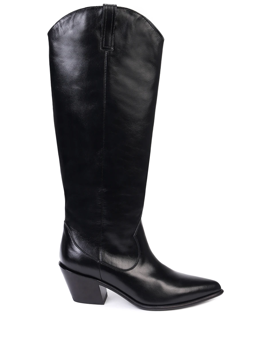 Сапоги кожаные SASHAVERSE COSACS1/BLACK, размер 39, цвет черный