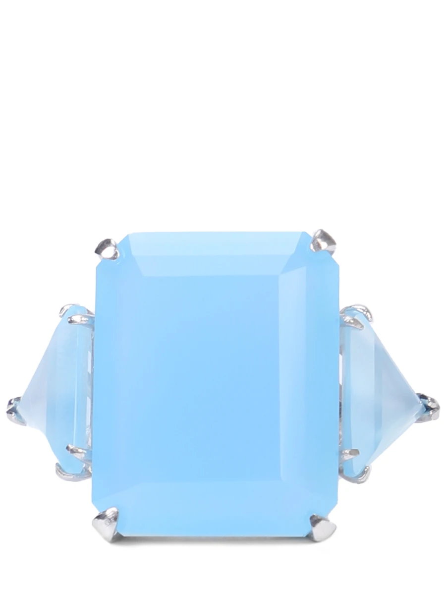 Кольцо с фианитом SASHAVERSE RING1/BLUE SS23, размер XS, цвет голубой RING1/BLUE SS23 - фото 1
