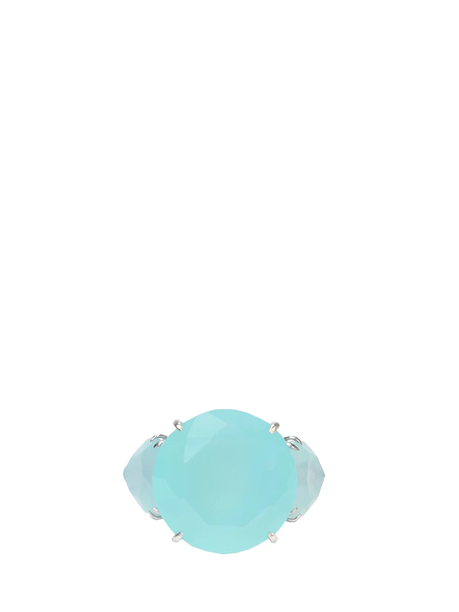 

Кольцо с фианитом, Зеленый, RING2/LIGHTBLUE SS23