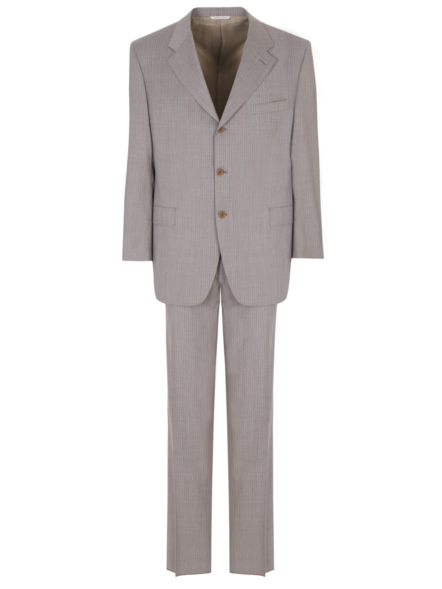 Костюм шерстяной в полоску CANALI