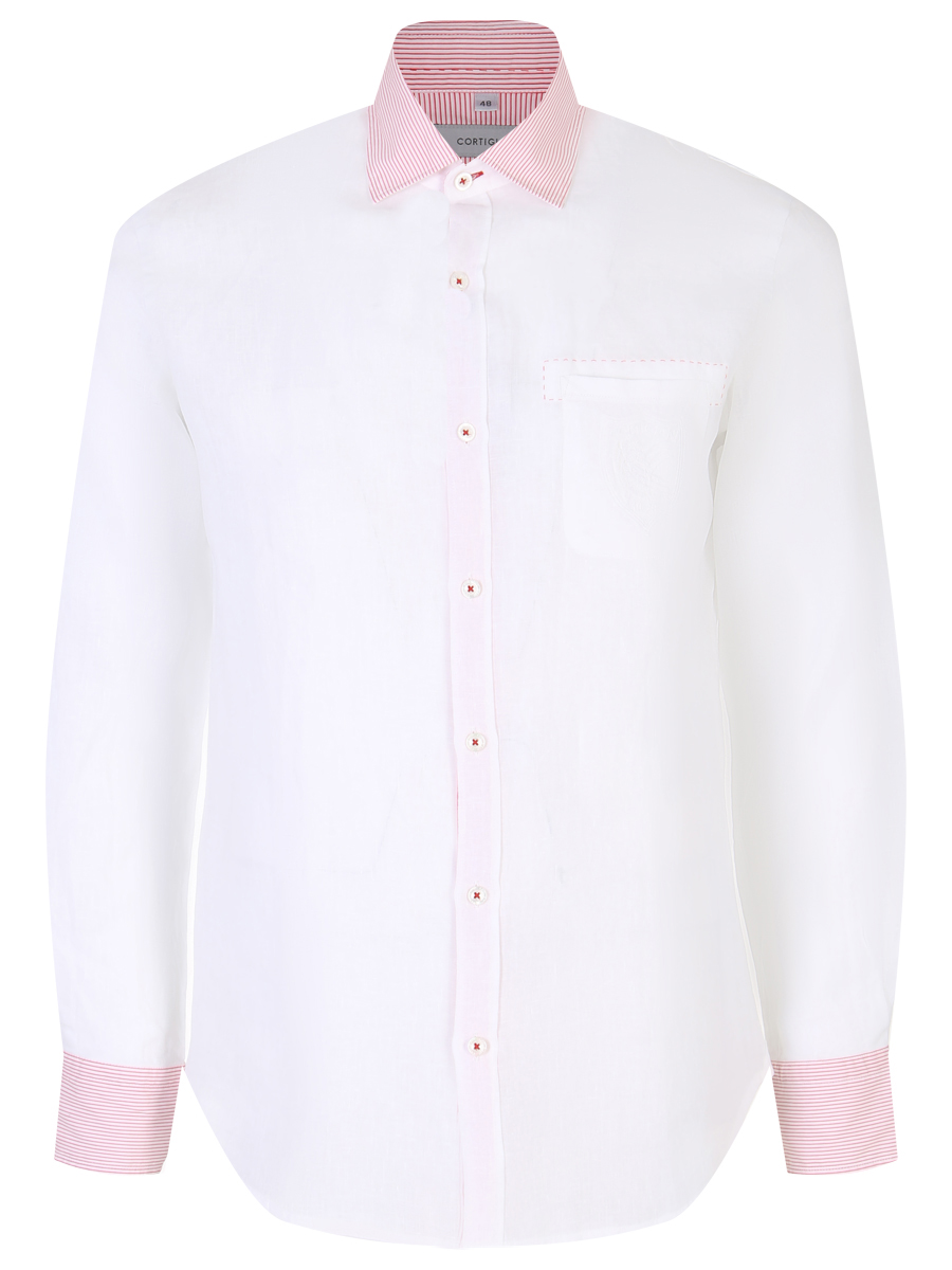 Рубашка Slim Fit льняная CORTIGIANI