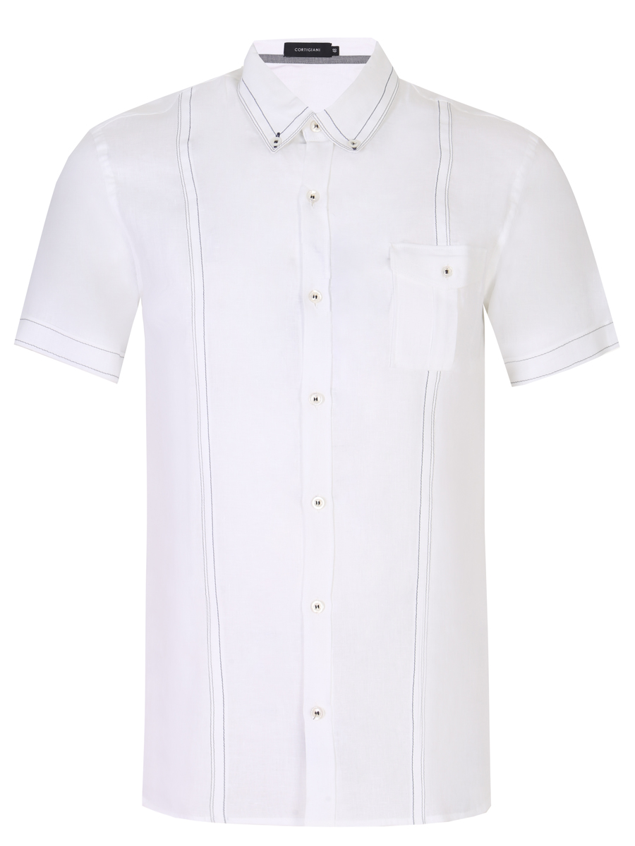 Рубашка Slim Fit льняная CORTIGIANI