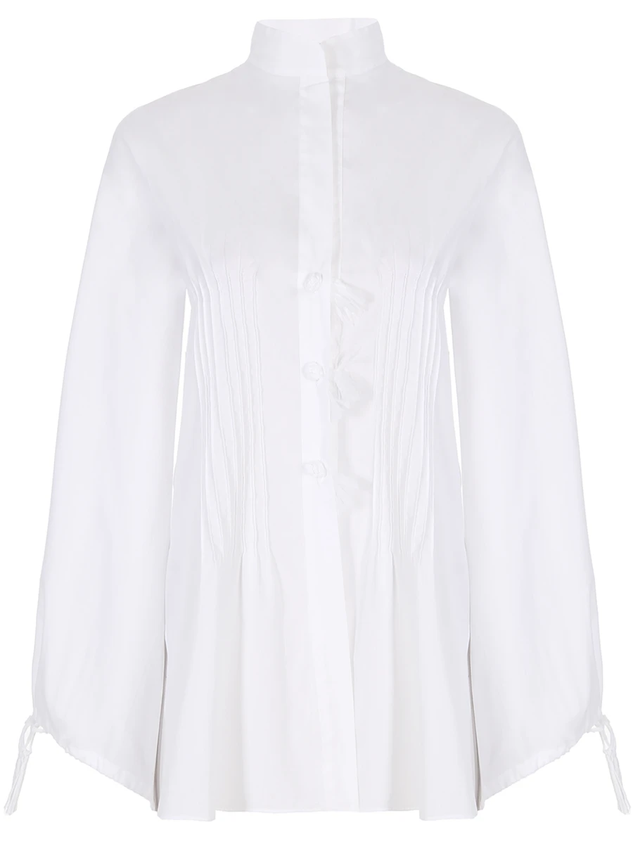 Рубашка хлопковая MARYBLOOM 741-100, размер 44, цвет белый - фото 1