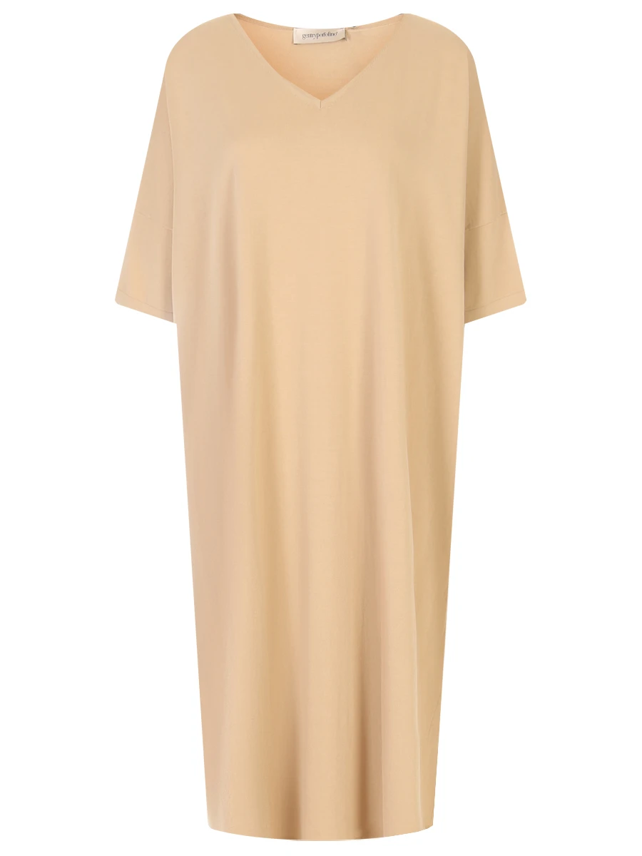 

Платье хлопковое, Бежевый, D534HR G0231