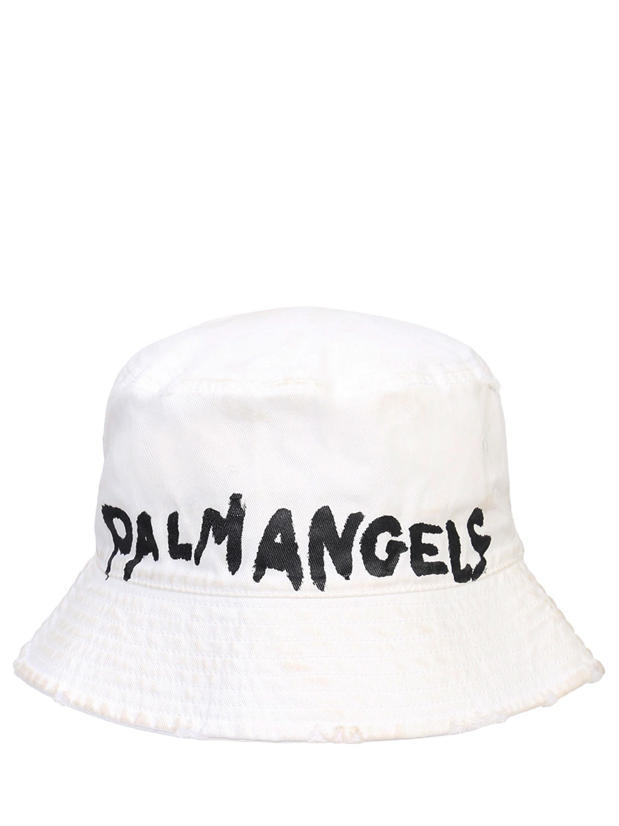 Панама хлопковая PALM ANGELS PMLA026S23FAB003, размер Один размер, цвет белый