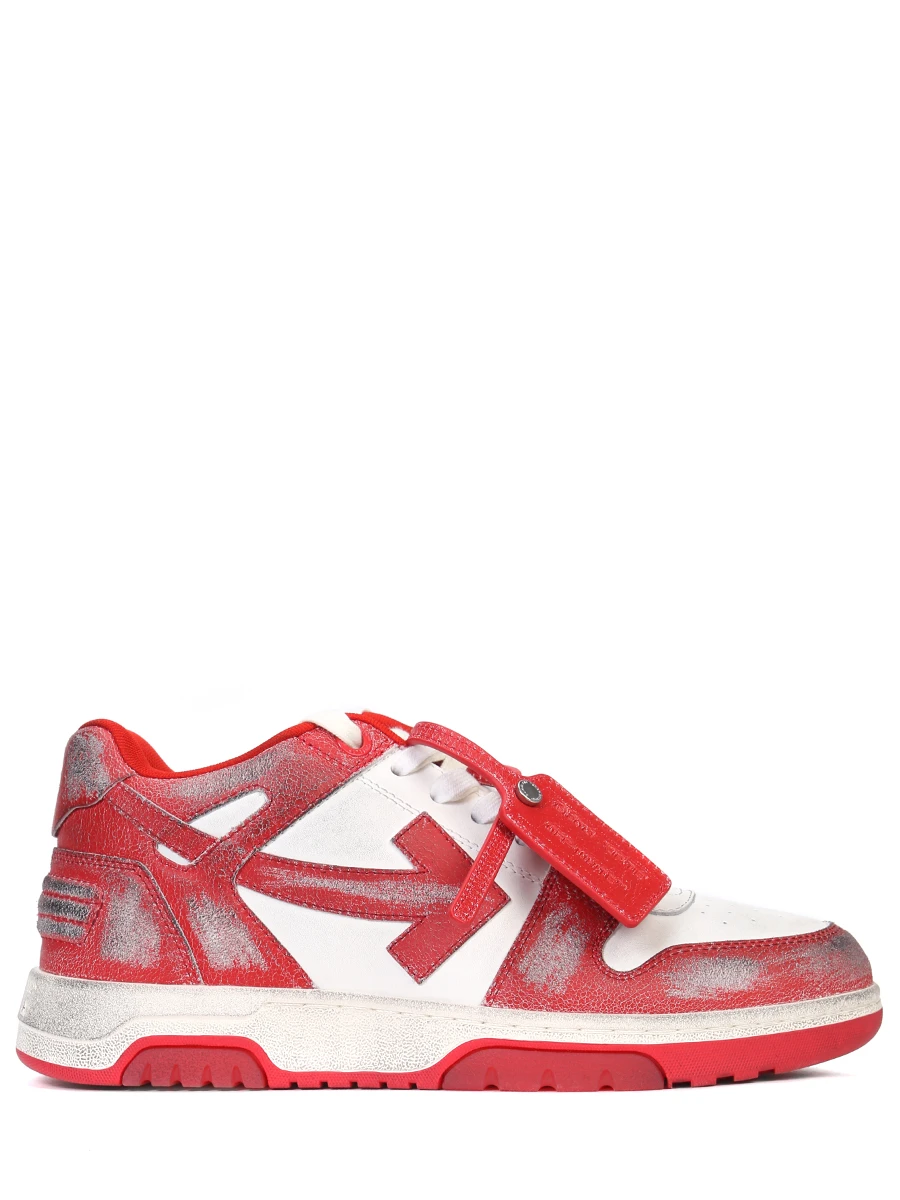 

Кеды кожаные Out of Office, Красный, OMIA189S23LEA005 0125