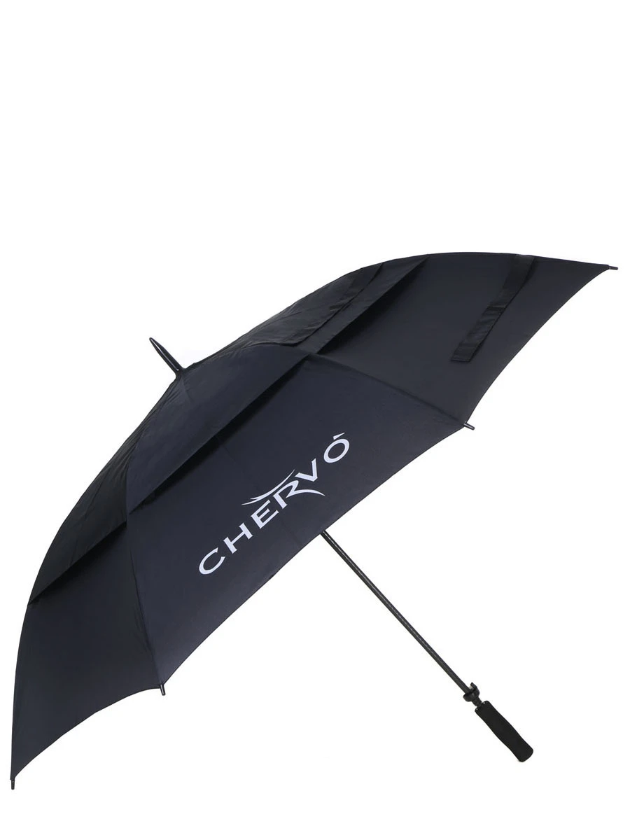 Зонт с логотипом CHERVO Y9407/999 USMAN, размер Один размер, цвет черный Y9407/999 USMAN - фото 1