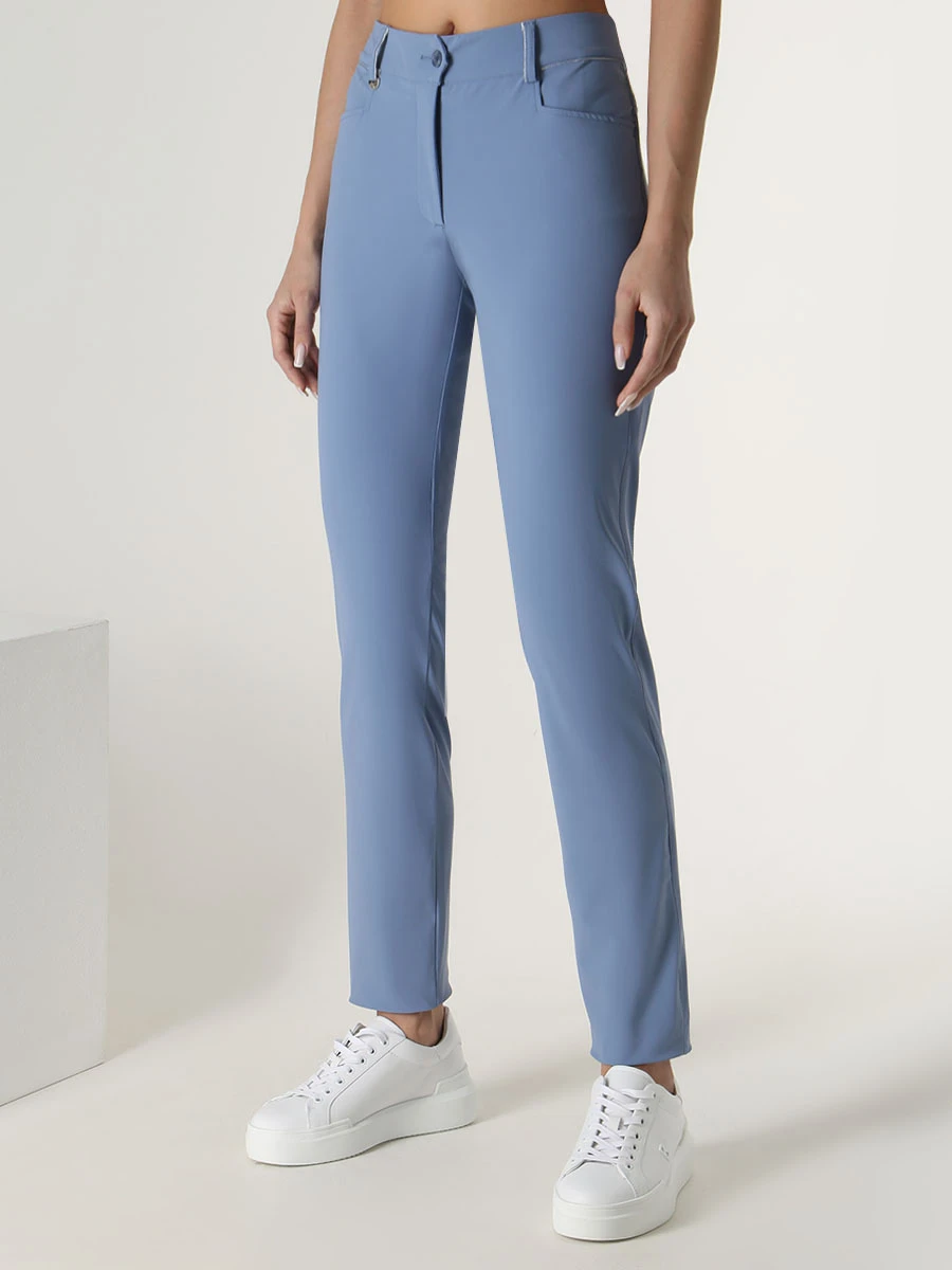 Брюки однотонные CHERVO 65845/589 SPLENDID Голубой  Фото 4