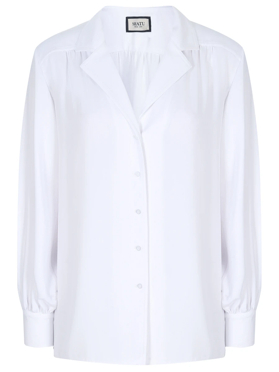

Блуза однотонная, Белый, SH3423_241/1