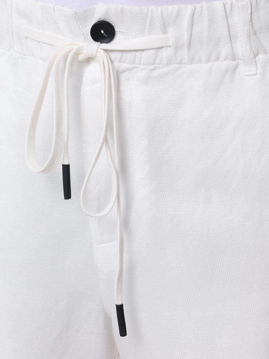 

Брюки однотонные, Белый, 23MTIE26