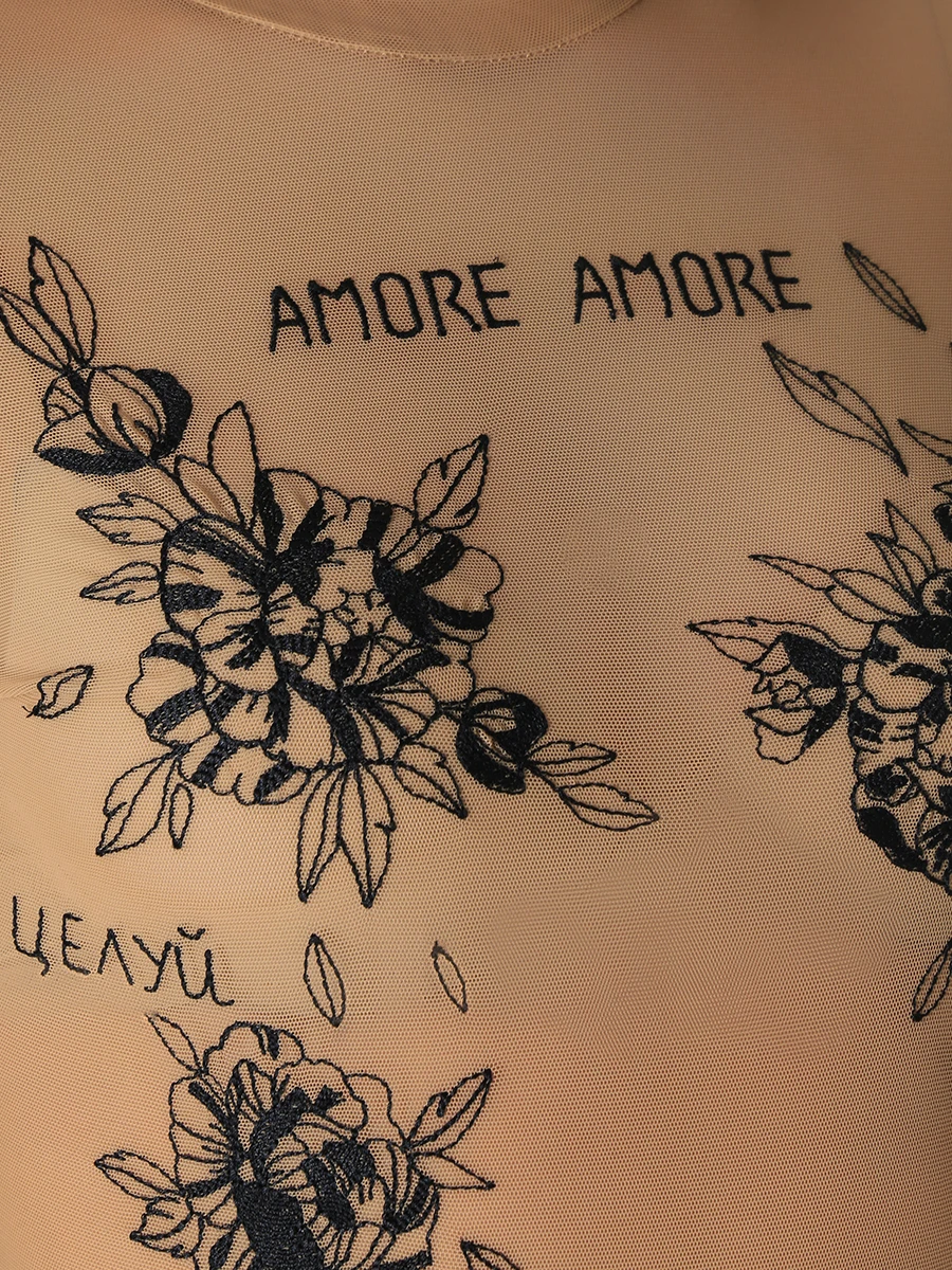 фото Боди из сетки amore botrois