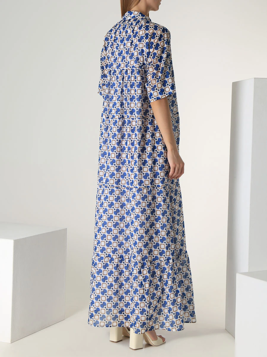 Платье хлопковое LORENA ANTONIAZZI R2377AB63B/4271/1250 Принт  Фото 3